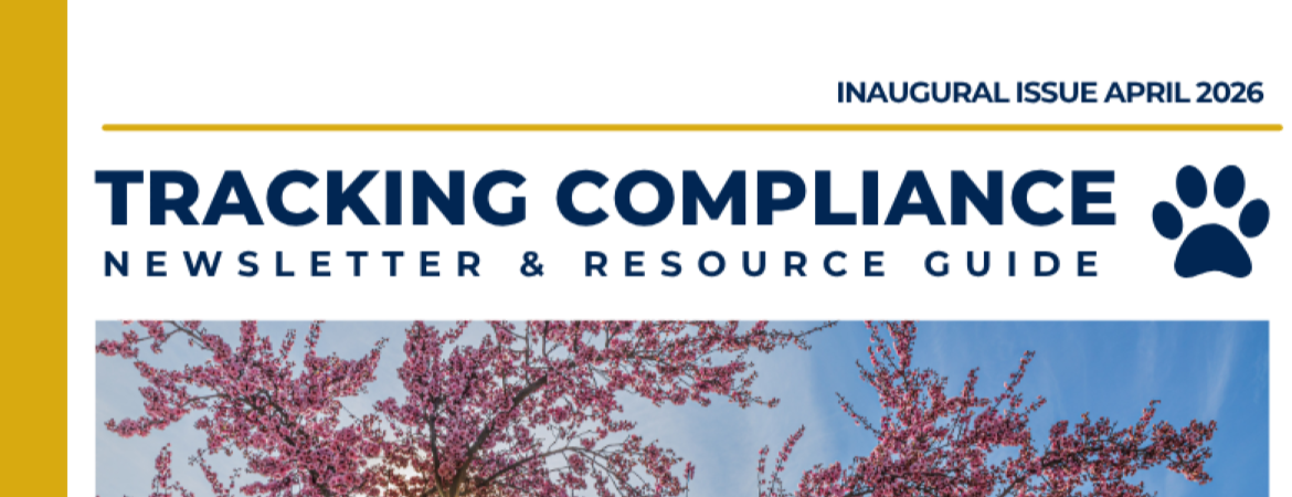 Tracking Compliance Newsletter & Resource Guide Inaugural issue April 2026
